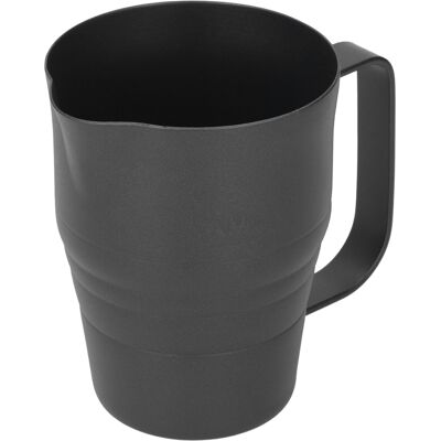 MCKENSA Pichet À Mousser Le Lait Noir, Capacité 900 Ml, Acier Inoxydable 304 De Qualité Alimentaire, Bec Verseur En Forme D'Aigle, Pour Épaissir Le Lait Et Faire Mousser Le Café. Publicité MCKENSA Pichet À Mousser Le Lait Noir, Capacité 900 Ml, Acier Inoxydable 304 De Qualité Alimentaire, Bec Verseur En Forme D'Aigle, Pour Épaissir Le Lait Et Faire Mousser Le Café. Publicité