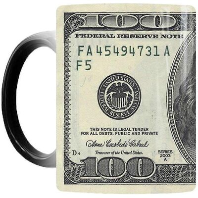 RDTD Mug À Motifs Monétaires, Tasse À Café Tendance À Couleurs Changeantes, Idéal Pour Le Bureau - Publicité RDTD Mug À Motifs Monétaires, Tasse À Café Tendance À Couleurs Changeantes, Idéal Pour Le Bureau - Publicité