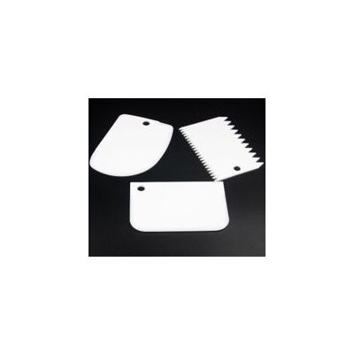 OEM Ensemble De Trois Grattoirs Blancs Crème, Grattoirs Trapézoïdaux En Plastique,-crezuo - Publicité OEM Ensemble De Trois Grattoirs Blancs Crème, Grattoirs Trapézoïdaux En Plastique,-crezuo - Publicité