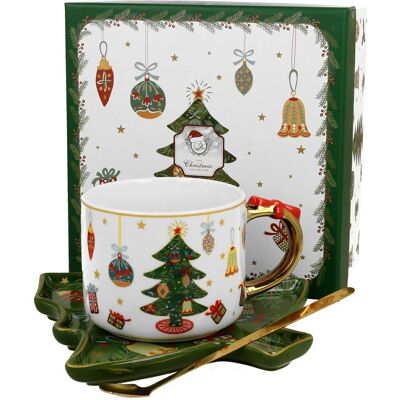 OEM Tasse Avec Soucoupe Et Cuillère - Publicité OEM Tasse Avec Soucoupe Et Cuillère - Publicité