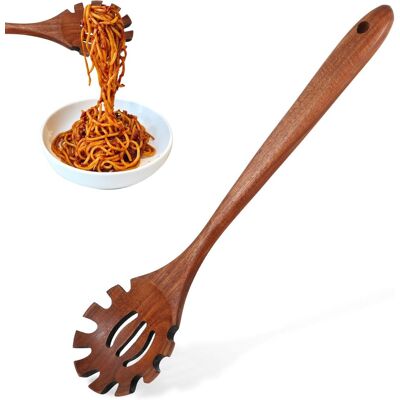 GRASSLIN 1 Cuillère À Spaghetti, Teck, 33 Cm, Dents, Ergonomique, Cuisine - Publicité GRASSLIN 1 Cuillère À Spaghetti, Teck, 33 Cm, Dents, Ergonomique, Cuisine - Publicité