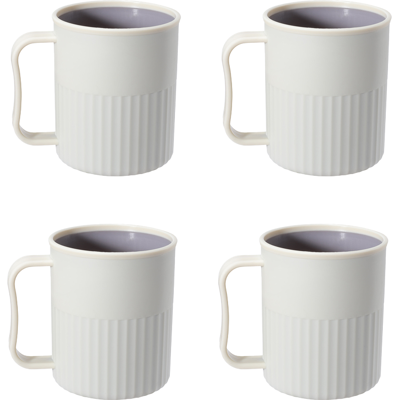 ALVIOR Tasse En Plastique - Tasse À Café Avec Poignée - Fabriquée À Base De Paille De Blé Et Pp - 10 5 X 8 8 X 7 8 Cm - Pour Eau Café Thé Jus Lait - 4 Pièces - Publicité ALVIOR Tasse En Plastique - Tasse À Café Avec Poignée - Fabriquée À Base De Paille De Blé Et Pp - 10 5 X 8 8 X 7 8 Cm - Pour Eau Café Thé Jus Lait - 4 Pièces - Publicité