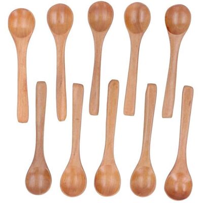 OEM Cuillère En Bois - Fydun - 10 Pcs - Antidérapante - 13 Cm - Marron - Publicité OEM Cuillère En Bois - Fydun - 10 Pcs - Antidérapante - 13 Cm - Marron - Publicité