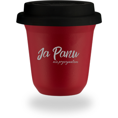 OEM Mug Rouge De 240 Ml « Je Ne Vous Dérangeais Pas » Avec Couvercle Noir - Publicité OEM Mug Rouge De 240 Ml « Je Ne Vous Dérangeais Pas » Avec Couvercle Noir - Publicité