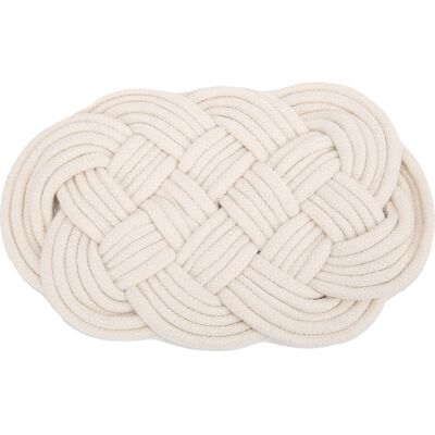 LBVIE Dessous De Plat Décoratif Tissé En Coton, En Fil De Coton, Pour La Cuisine, Protège-plats Et Tasses Chauds, Idéal Comme Cadeau. Forme Ovale. Publicité LBVIE Dessous De Plat Décoratif Tissé En Coton, En Fil De Coton, Pour La Cuisine, Protège-plats Et Tasses Chauds, Idéal Comme Cadeau. Forme Ovale. Publicité