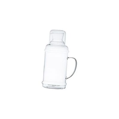 ENLENK Pichet À Eau En Verre De Capacité 2000 Ml Design Simple Et Élégant Bouilloire À Boissons - Publicité ENLENK Pichet À Eau En Verre De Capacité 2000 Ml Design Simple Et Élégant Bouilloire À Boissons - Publicité