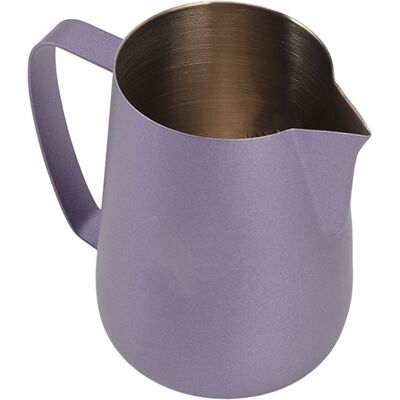 HEAT Tasse À Mousser Le Lait En Acier Inoxydable 420 Ml (14 Oz) - Violet - Publicité HEAT Tasse À Mousser Le Lait En Acier Inoxydable 420 Ml (14 Oz) - Violet - Publicité