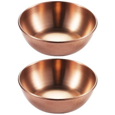 LISATR Lot De 2 Plateaux De Service Pour Apéritifs, Coupelles À Sauce Simples, Assiettes À Épices Miniatures-8x8x2.5cm-golden - Publicité LISATR Lot De 2 Plateaux De Service Pour Apéritifs, Coupelles À Sauce Simples, Assiettes À Épices Miniatures-8x8x2.5cm-golden - Publicité