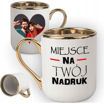 OEM Mug Personnalisé Avec Anse Dorée - Mug Cadeau Photo Avec Votre Photo - Publicité OEM Mug Personnalisé Avec Anse Dorée - Mug Cadeau Photo Avec Votre Photo - Publicité