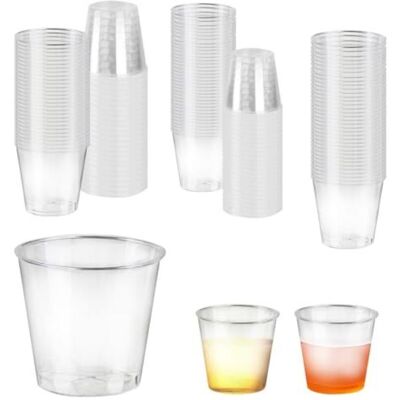 OEM Verres À Shot Réutilisables En Plastique Transparent – Lot De 200 Pièces De 30 Ml, Idéaux Pour Cocktails, Apéritifs, Desserts Et Fêtes - Publicité OEM Verres À Shot Réutilisables En Plastique Transparent – Lot De 200 Pièces De 30 Ml, Idéaux Pour Cocktails, Apéritifs, Desserts Et Fêtes - Publicité
