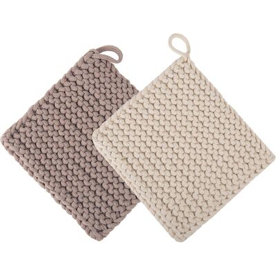 OEM Support À Casseroles En Crochet Épais Deux Pièces, Tapis Chauffant Fait Main, Tapis De Cuisine Isolant Thermique Crocheté Pour Plats Chauds (19 X 19 Cm) - Publicité OEM Support À Casseroles En Crochet Épais Deux Pièces, Tapis Chauffant Fait Main, Tapis De Cuisine Isolant Thermique Crocheté Pour Plats Chauds (19 X 19 Cm) - Publicité