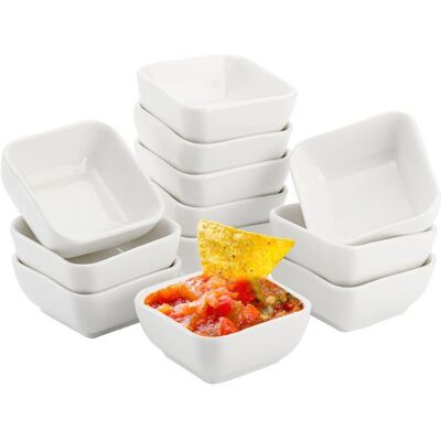 OEM 12 Bols À Sauce En Céramique, Forme Ronde Compacte, 7,6 Cm De Diamètre, Pour Apéritifs Et Condiments, Usage Quotidien - Publicité OEM 12 Bols À Sauce En Céramique, Forme Ronde Compacte, 7,6 Cm De Diamètre, Pour Apéritifs Et Condiments, Usage Quotidien - Publicité