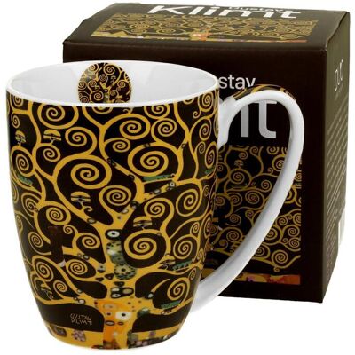 OEM Mug En Porcelaine Klimt Arbre De Vie 350 - Publicité OEM Mug En Porcelaine Klimt Arbre De Vie 350 - Publicité