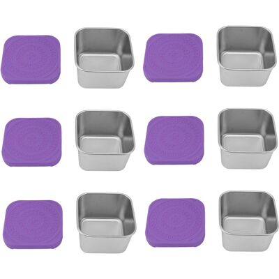 MCKENSA Lot De 6 Gobelets À Sauce En Acier Inoxydable 304, Étanches Et Hermétiques, Pour Vinaigrette, Idéaux Pour Le Déjeuner, Les Pique-niques Et Les Voyages (violet). Publicité MCKENSA Lot De 6 Gobelets À Sauce En Acier Inoxydable 304, Étanches Et Hermétiques, Pour Vinaigrette, Idéaux Pour Le Déjeuner, Les Pique-niques Et Les Voyages (violet). Publicité