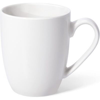 ALVIOR Mug À Café Avec Anse - 12 Oz - En Grès Émaillé - Pour Bureau Maison Et Extérieur - Blanc - Publicité ALVIOR Mug À Café Avec Anse - 12 Oz - En Grès Émaillé - Pour Bureau Maison Et Extérieur - Blanc - Publicité