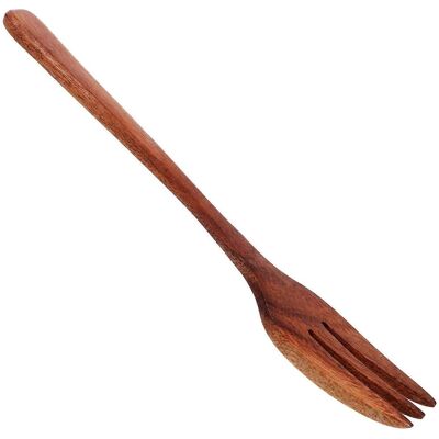 LISATR Fourchette De Cuisine En Bois Lisse À Long Manche, Fourchette À Mélanger-16.50x3.00x1.00cm - Publicité LISATR Fourchette De Cuisine En Bois Lisse À Long Manche, Fourchette À Mélanger-16.50x3.00x1.00cm - Publicité