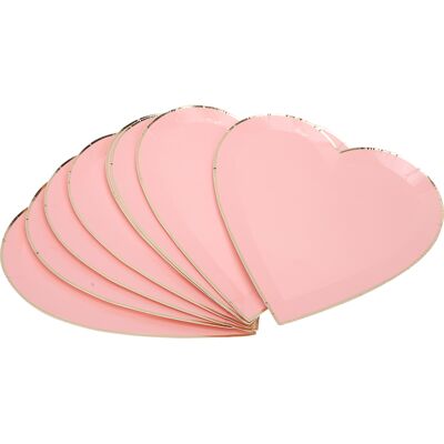 LBVIE Lot De 8 Assiettes En Carton Roses Pour La Fête Des Mères, La Saint-valentin, Les Mariages Et Autres Fêtes. Publicité LBVIE Lot De 8 Assiettes En Carton Roses Pour La Fête Des Mères, La Saint-valentin, Les Mariages Et Autres Fêtes. Publicité