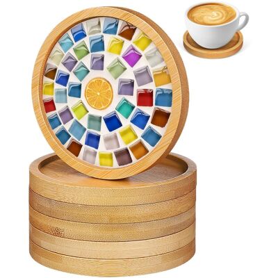 OEM 6 Pièces -verres Ronds En Bambou Épais Pour Décoration Diy Garçon Et Filles, Protection De Table Résistante À L'Usure, Design Élégant Pour Artisanat Et Loisirs Créatifs - Publicité OEM 6 Pièces -verres Ronds En Bambou Épais Pour Décoration Diy Garçon Et Filles, Protection De Table Résistante À L'Usure, Design Élégant Pour Artisanat Et Loisirs Créatifs - Publicité
