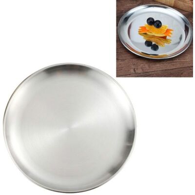 OEM 2 Assiettes Plates Acier Inoxydable, 14 Cm Diamètre, Plateau Café Argent Brossé, Pour Service Table Et Apéritif À La Maison Ou En Établissement - Publicité OEM 2 Assiettes Plates Acier Inoxydable, 14 Cm Diamètre, Plateau Café Argent Brossé, Pour Service Table Et Apéritif À La Maison Ou En Établissement - Publicité