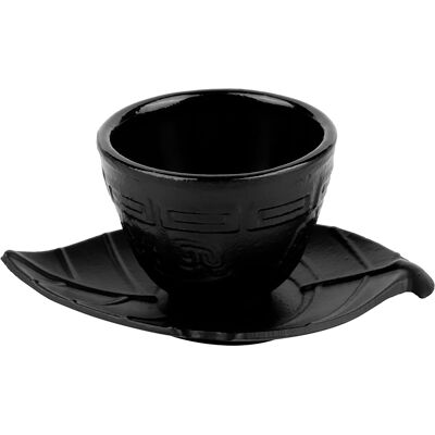 MCKENSA Tasse En Fer Imprimée, Imitation Tasse Japonaise En Fonte, Tasse Rétro, Théière En Fer, Dessous De Verre En Fer, Service À Thé - Publicité MCKENSA Tasse En Fer Imprimée, Imitation Tasse Japonaise En Fonte, Tasse Rétro, Théière En Fer, Dessous De Verre En Fer, Service À Thé - Publicité