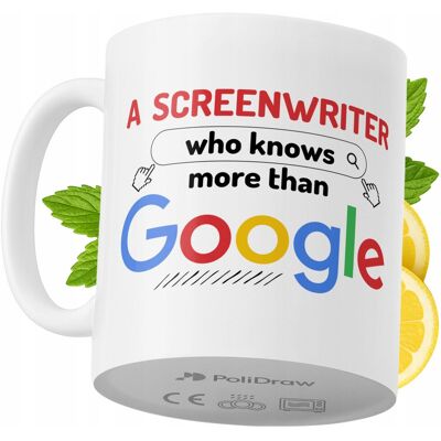 OEM Mug Humoristique Pour Scénariste, Avec Texte Amusant Et Design Graphique. Idéal Pour Les Anniversaires, Les Fêtes Et Les Occasions Spéciales. Mug Premium Pour La Maison, Le Bureau Et Le Travail. Blanc - Publicité OEM Mug Humoristique Pour Scénariste, Avec Texte Amusant Et Design Graphique. Idéal Pour Les Anniversaires, Les Fêtes Et Les Occasions Spéciales. Mug Premium Pour La Maison, Le Bureau Et Le Travail. Blanc - Publicité