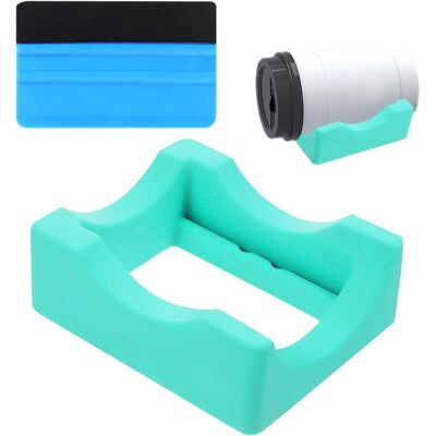GRASSLIN 1 - Support Verre - Grattoir Silicone - Antidérapant Pour Art Et Bricolage - Bureau Et Voyage - Vert - 10,4x8,8x4cm - Publicité GRASSLIN 1 - Support Verre - Grattoir Silicone - Antidérapant Pour Art Et Bricolage - Bureau Et Voyage - Vert - 10,4x8,8x4cm - Publicité