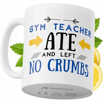 OEM Mug Humoristique Pour Prof De Gym, Avec Un Texte Amusant Et Un Design Graphique Original. Idéal Pour Les Anniversaires, Les Fêtes Et Les Jours Fériés. Mug Premium Pour Toutes Les Occasions Spéciales, - Publicité OEM Mug Humoristique Pour Prof De Gym, Avec Un Texte Amusant Et Un Design Graphique Original. Idéal Pour Les Anniversaires, Les Fêtes Et Les Jours Fériés. Mug Premium Pour Toutes Les Occasions Spéciales, - Publicité
