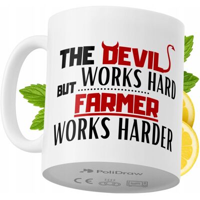 OEM Mug Humoristique Pour Fermier, Avec Un Texte Amusant Et Un Design Graphique Original. Idéal Pour Les Anniversaires, Les Fêtes Et Les Occasions Spéciales. Mug Premium Pour La Maison, Le Bureau Et Le Tr - Publicité OEM Mug Humoristique Pour Fermier, Avec Un Texte Amusant Et Un Design Graphique Original. Idéal Pour Les Anniversaires, Les Fêtes Et Les Occasions Spéciales. Mug Premium Pour La Maison, Le Bureau Et Le Tr - Publicité