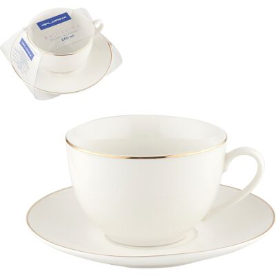OEM Tasse Et Soucoupe Florina Bellissima 240 Ml - Publicité OEM Tasse Et Soucoupe Florina Bellissima 240 Ml - Publicité