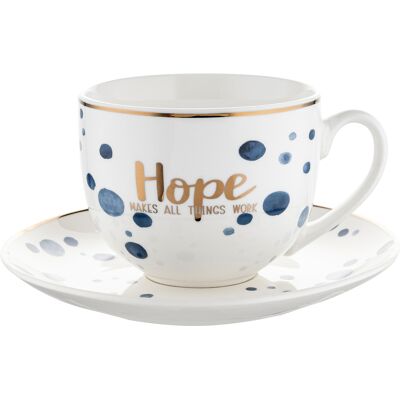 OEM Florina Mare Hope Tasse Et Soucoupe 240 Ml - Publicité OEM Florina Mare Hope Tasse Et Soucoupe 240 Ml - Publicité