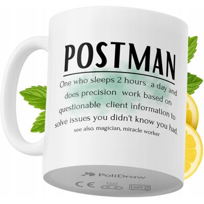 OEM Mug Humoristique Pour Facteur, Avec Un Texte Amusant Et Un Design Graphique Original. Idéal Pour Les Anniversaires, Les Fêtes Et Les Occasions Spéciales. Mug Premium Pour La Maison, Le Bureau Et Le Tr - Publicité OEM Mug Humoristique Pour Facteur, Avec Un Texte Amusant Et Un Design Graphique Original. Idéal Pour Les Anniversaires, Les Fêtes Et Les Occasions Spéciales. Mug Premium Pour La Maison, Le Bureau Et Le Tr - Publicité