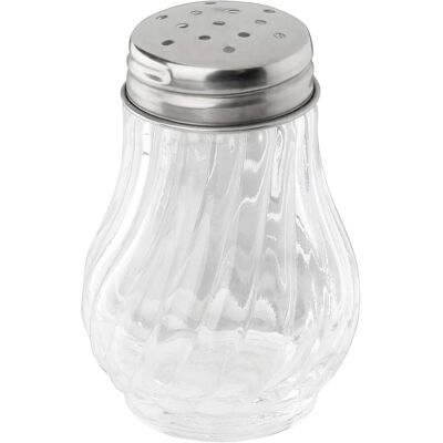 GRASSLIN 1 Salière Et Poivrière En Verre 50 Ml, Acier Inoxydable Argenté, Pour Cuisine Et Table - Publicité GRASSLIN 1 Salière Et Poivrière En Verre 50 Ml, Acier Inoxydable Argenté, Pour Cuisine Et Table - Publicité