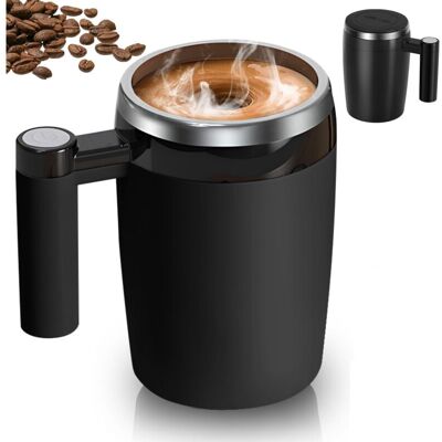 OEM Tasse À Café 400 Ml En Acier Inoxydable, Électrique Et Magnétique, Automatique, Pour Maison, Bureau, Voyages, Idéale Pour Café, Lait, Chocolat Chaud-dou - Publicité OEM Tasse À Café 400 Ml En Acier Inoxydable, Électrique Et Magnétique, Automatique, Pour Maison, Bureau, Voyages, Idéale Pour Café, Lait, Chocolat Chaud-dou - Publicité