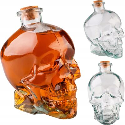 OEM Carafe En Verre - Crâne 750 Ml - Publicité OEM Carafe En Verre - Crâne 750 Ml - Publicité