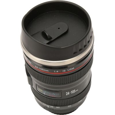 MCKENSA Mug En Acier Inoxydable Avec Couvercle, Intérieur Noir, Idéal Pour Les Voyages Et Les Photographes. Parfait Pour Les Hommes Et Les Femmes. Publicité MCKENSA Mug En Acier Inoxydable Avec Couvercle, Intérieur Noir, Idéal Pour Les Voyages Et Les Photographes. Parfait Pour Les Hommes Et Les Femmes. Publicité
