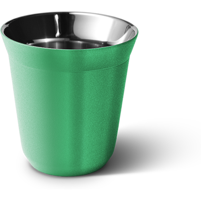 OEM Mug Vert Métallisé De 80 Ml - Publicité OEM Mug Vert Métallisé De 80 Ml - Publicité