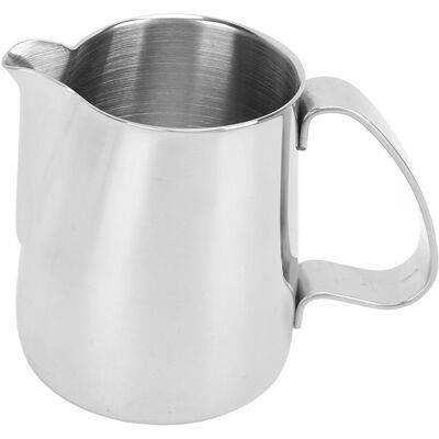 MCKENSA Tasse À Mousser Le Lait En Acier Inoxydable 304 Avec Bec Verseur Pointu Anti-gouttes Et Mousseur À Lait Intégré, Pichet À Café Vapeur 350 Ml - Publicité MCKENSA Tasse À Mousser Le Lait En Acier Inoxydable 304 Avec Bec Verseur Pointu Anti-gouttes Et Mousseur À Lait Intégré, Pichet À Café Vapeur 350 Ml - Publicité