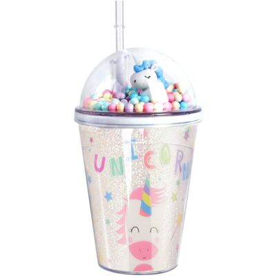 OEM Gobelet Avec Paille Et Couvercle, 380ml Bouteille D'Eau Pour Enfants Filles R茅utilisable Licorne Mignonne -double Paroi Sans Bpa Tasse En Plastique Pour Anniversaire, Cadeau De No毛l (bianco)-dou - Publicité OEM Gobelet Avec Paille Et Couvercle, 380ml Bouteille D'Eau Pour Enfants Filles R茅utilisable Licorne Mignonne -double Paroi Sans Bpa Tasse En Plastique Pour Anniversaire, Cadeau De No毛l (bianco)-dou - Publicité