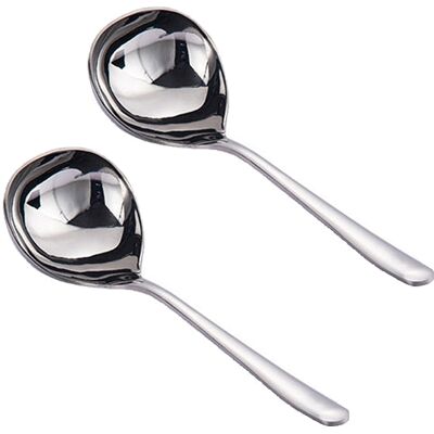 HERUSI Lot De 2 Cuillères À Assaisonner À Long Manche En Acier Inoxydable 304 - Taille Moyenne - Publicité HERUSI Lot De 2 Cuillères À Assaisonner À Long Manche En Acier Inoxydable 304 - Taille Moyenne - Publicité