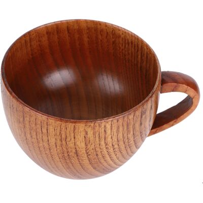 MCKENSA Tasse En Bois Naturel, Mug À Café/bière En Bois, Tasse À Lait Pour Petit-déjeuner, Tasse À Boire Ménagère - Publicité MCKENSA Tasse En Bois Naturel, Mug À Café/bière En Bois, Tasse À Lait Pour Petit-déjeuner, Tasse À Boire Ménagère - Publicité