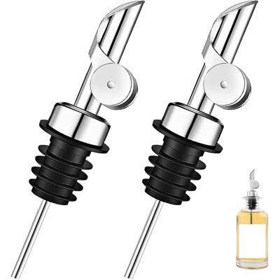 OEM 2 Pièces Bec Verseur, Acier Inoxydable 304, Fermeture Automatique, Caoutchouc Alimentaire, Pour Huile Vinaigre Sirop - Publicité OEM 2 Pièces Bec Verseur, Acier Inoxydable 304, Fermeture Automatique, Caoutchouc Alimentaire, Pour Huile Vinaigre Sirop - Publicité