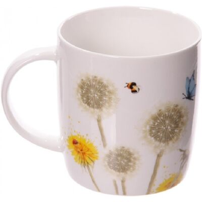 Eden Mug En Porcelaine Pissenlits Collection Jan Pashley - Publicité Eden Mug En Porcelaine Pissenlits Collection Jan Pashley - Publicité