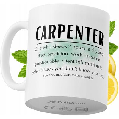 OEM Mug Humoristique Pour Charpentier, Avec Un Texte Amusant Et Un Design Graphique Original. Idéal Pour Les Anniversaires, Les Fêtes Et Les Occasions Spéciales. Mug Premium Pour La Maison, Le Bureau Et L - Publicité OEM Mug Humoristique Pour Charpentier, Avec Un Texte Amusant Et Un Design Graphique Original. Idéal Pour Les Anniversaires, Les Fêtes Et Les Occasions Spéciales. Mug Premium Pour La Maison, Le Bureau Et L - Publicité
