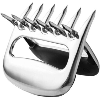 ABYSSE Griffes D'Ours Pour Barbecue, Vaisselle De Barbecue En Acier Inoxydable Antirouille, Patte D'Ours Pour Couper La Viande, Très Appropriée Pour Tirer Du Porc (acier Inoxydable) - Publicité ABYSSE Griffes D'Ours Pour Barbecue, Vaisselle De Barbecue En Acier Inoxydable Antirouille, Patte D'Ours Pour Couper La Viande, Très Appropriée Pour Tirer Du Porc (acier Inoxydable) - Publicité