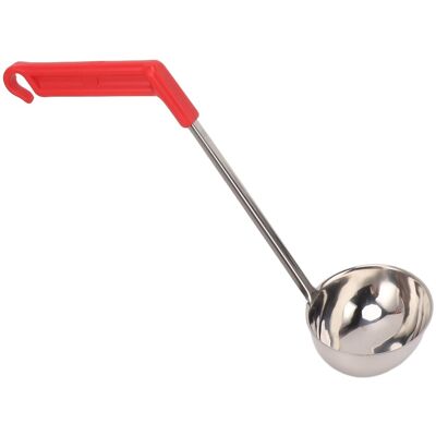 MCKENSA Louche À Soupe Multifonctionnelle En Acier Inoxydable Anti-brûlure Avec Manche Incurvé, 180 Ml. Publicité MCKENSA Louche À Soupe Multifonctionnelle En Acier Inoxydable Anti-brûlure Avec Manche Incurvé, 180 Ml. Publicité