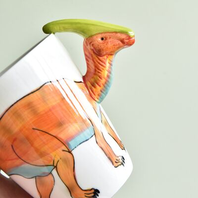 MCKENSA Mug En Céramique En Forme De Dinosaure (400 Ml), Motif Animal Mignon, Mug De Bureau, Mug Pour Le Petit-déjeuner - Publicité MCKENSA Mug En Céramique En Forme De Dinosaure (400 Ml), Motif Animal Mignon, Mug De Bureau, Mug Pour Le Petit-déjeuner - Publicité