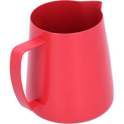 MCKENSA Pichet À Lait 400 Ml En Acier Inoxydable 304, Rouge, Idéal Pour Le Latte Art. Publicité MCKENSA Pichet À Lait 400 Ml En Acier Inoxydable 304, Rouge, Idéal Pour Le Latte Art. Publicité