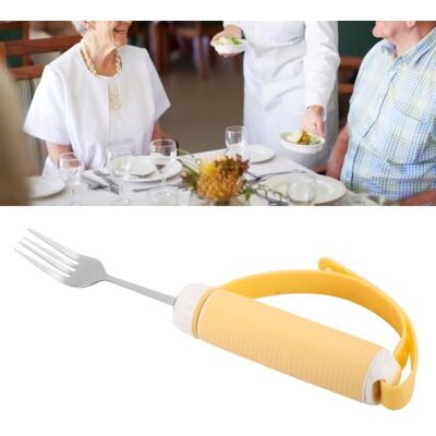 OEM Mad Fourchette Ustensiles De Cuisine Pour Les Personnes Âgées Atteintes D'Un Handicap De L'Hémiplégie - Publicité OEM Mad Fourchette Ustensiles De Cuisine Pour Les Personnes Âgées Atteintes D'Un Handicap De L'Hémiplégie - Publicité