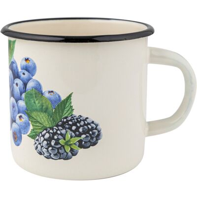 OEM Mug Émaillé Pour Induction Et Gaz Emalia Polska Pleszew Myrtille 11 Cm 1 L - Publicité OEM Mug Émaillé Pour Induction Et Gaz Emalia Polska Pleszew Myrtille 11 Cm 1 L - Publicité