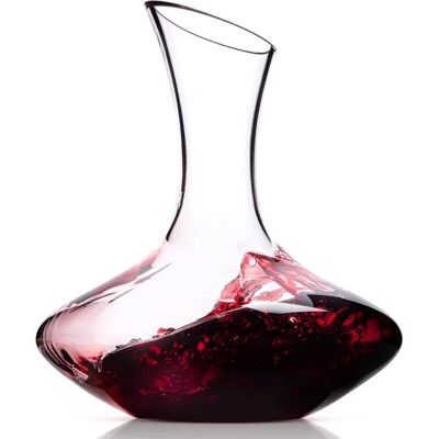 OEM Ulisem Décanteur 1700ml En Cristal Soufflé À La Main - Joli Verre À Décanter Le Vin - Carafes & Accessoires De Tables Pour Amateurs De Bon Vin - Publicité OEM Ulisem Décanteur 1700ml En Cristal Soufflé À La Main - Joli Verre À Décanter Le Vin - Carafes & Accessoires De Tables Pour Amateurs De Bon Vin - Publicité